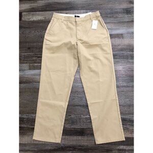 Volcom Womens Chickie Highrise Size 28 Beige Flat Front Pants New with Tags